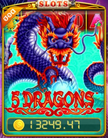 Puss888 ทางเข้าเล่น 5 Dragons สล็อตทุนน้อยฝาก10รับ100 Free